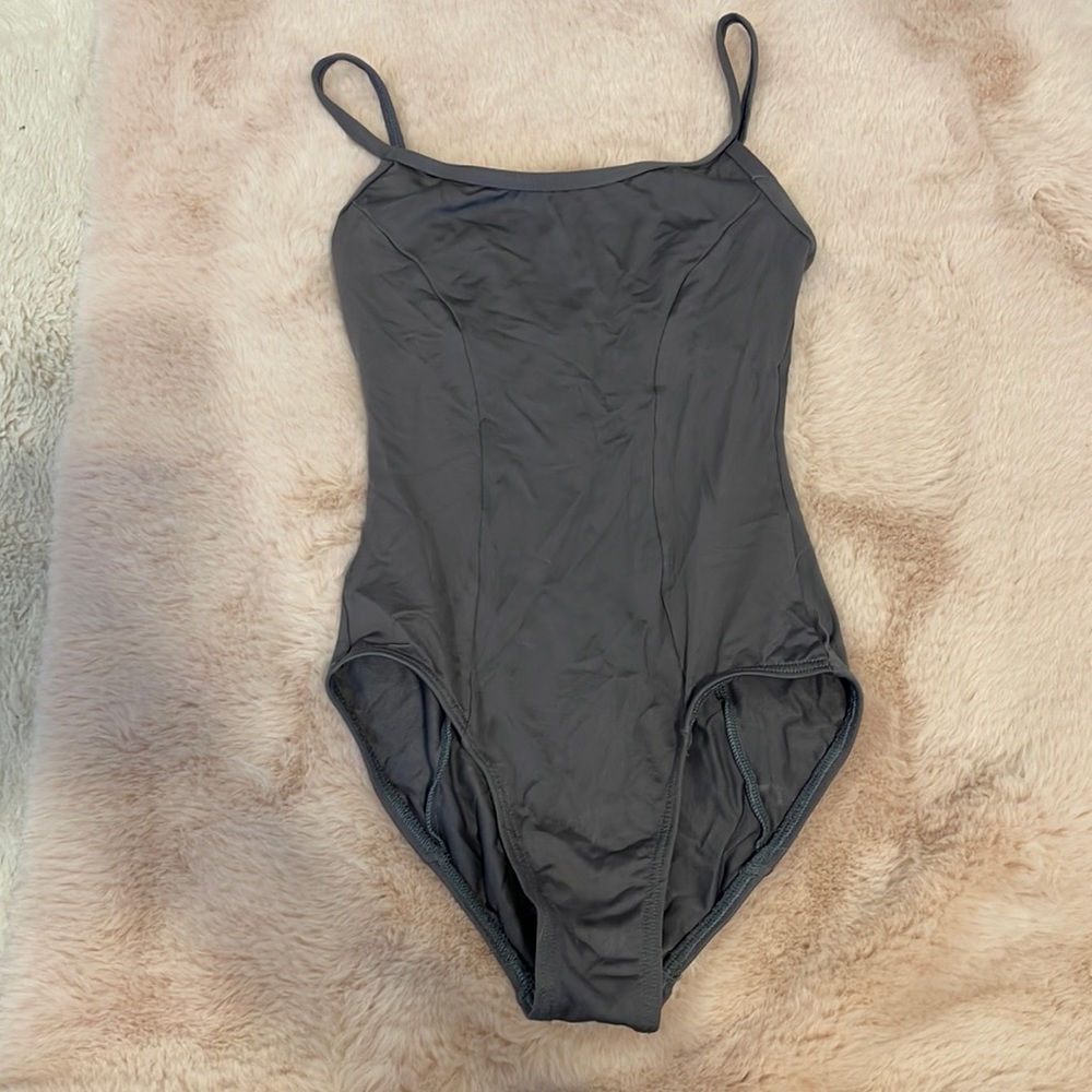 Gray Adult Small MotionWear Leotard